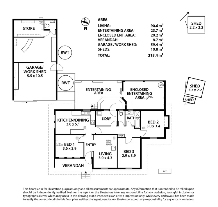 Floorplan of Homely house listing, 1 Summit Road, Mannum SA 5238