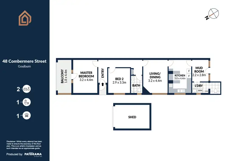Floorplan of Homely house listing, 48 Combermere Street, Goulburn NSW 2580