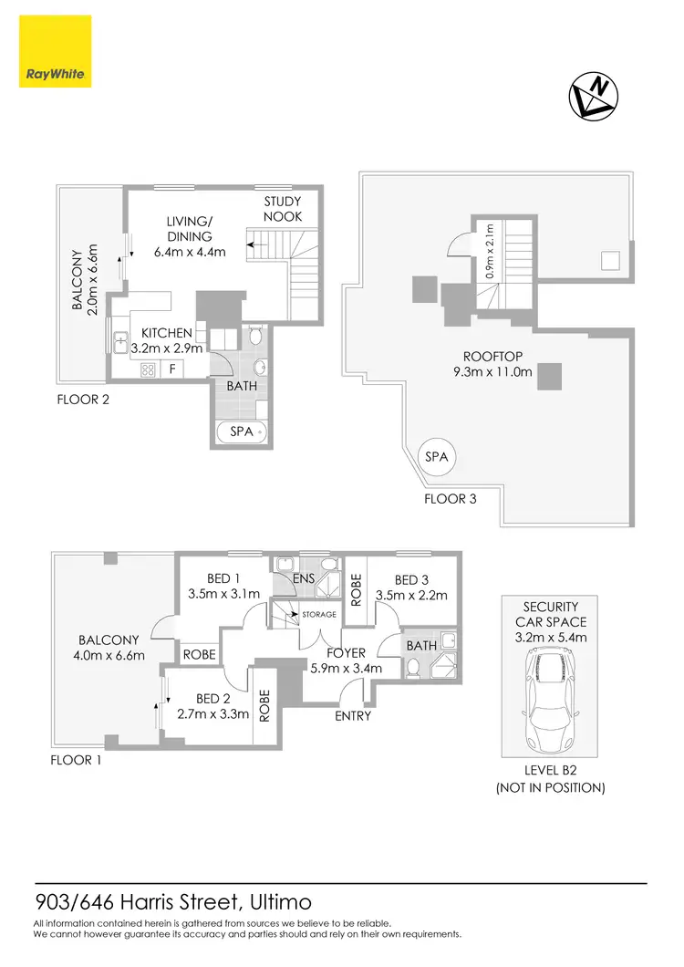 Floorplan of Homely apartment listing, 903/646 Harris Street, Ultimo NSW 2007
