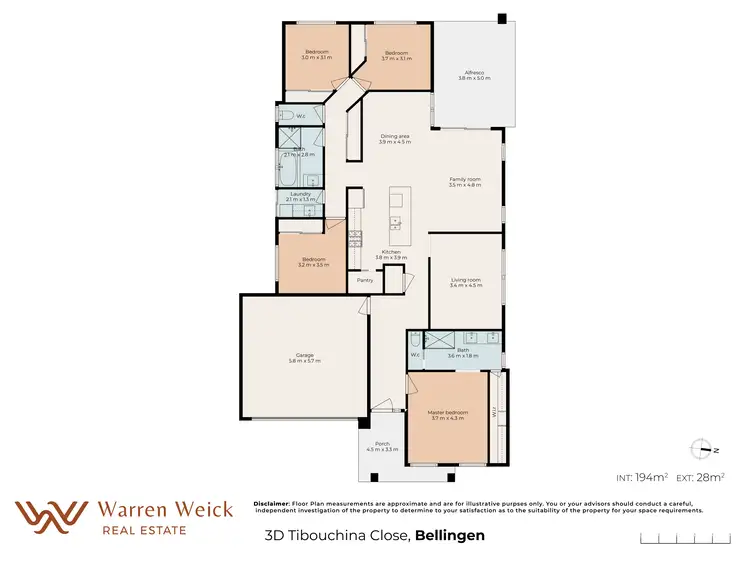 Floorplan of Homely house listing, 3D Tibouchina Close, Bellingen NSW 2454