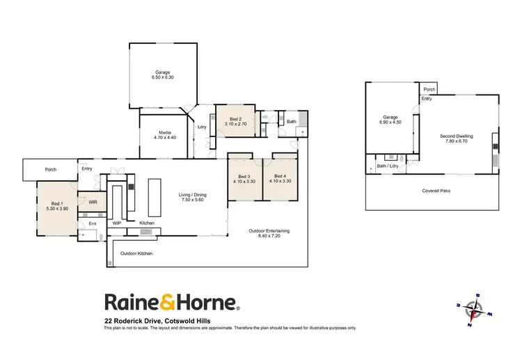 Floorplan of Homely house listing, 22 Roderick Drive, Cotswold Hills QLD 4350