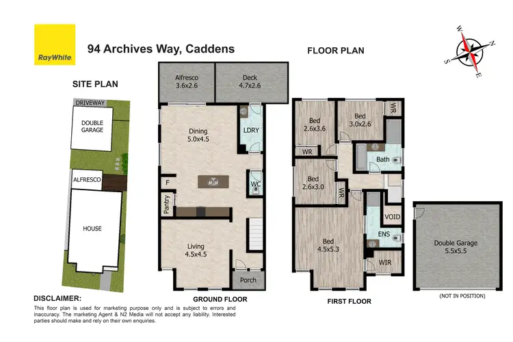 Floorplan of Homely house listing, 94 Archives Way, Caddens NSW 2747