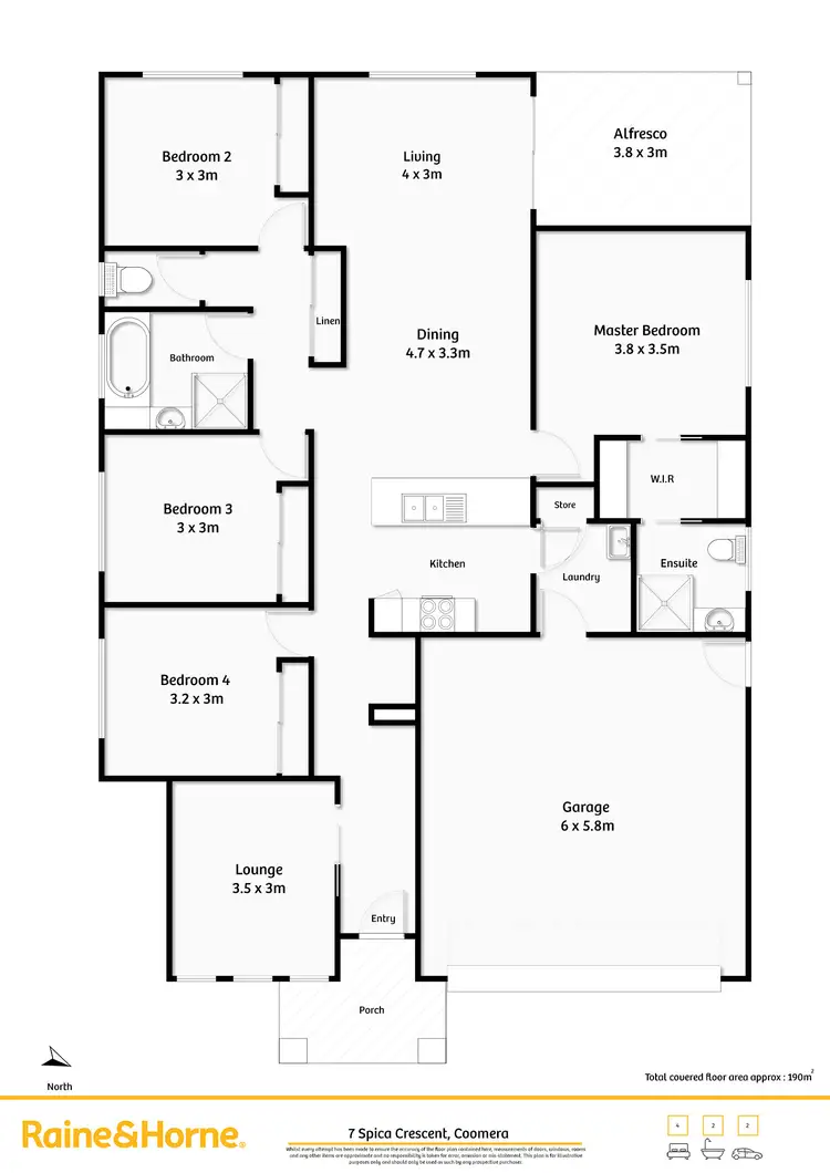 Floorplan of Homely house listing, 7 Spica Crescent, Coomera QLD 4209