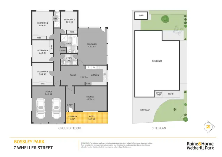 Floorplan of Homely house listing, 7 Wheller Street, Bossley Park NSW 2176
