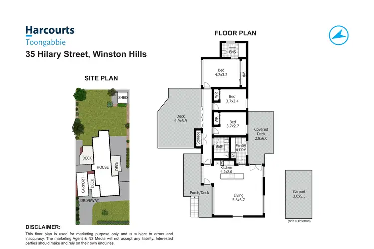 Floorplan of Homely house listing, 35 Hilary Street, Winston Hills NSW 2153