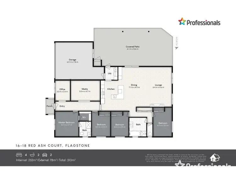 Floorplan of Homely house listing, 16-18 Red Ash  Court, Flagstone QLD 4280