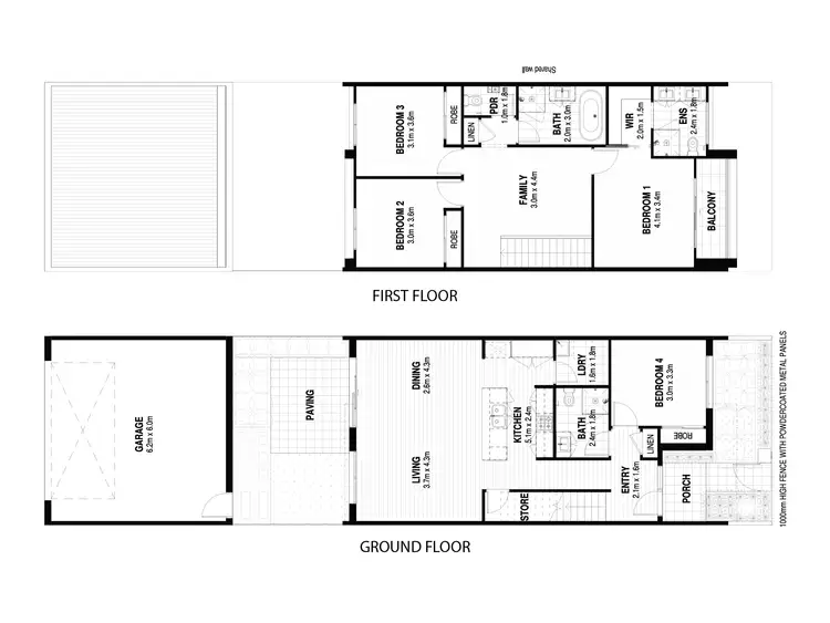 Floorplan of Homely townhouse listing, 12 Shining Lane, Aintree VIC 3336