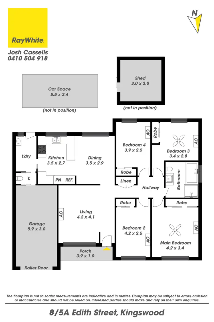 Floorplan of Homely villa listing, 8/5A Edith Street, Kingswood NSW 2747