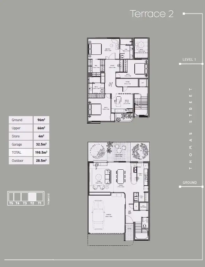 Floorplan of Homely townhouse listing, 2/15 Thomas Street, Nedlands WA 6009