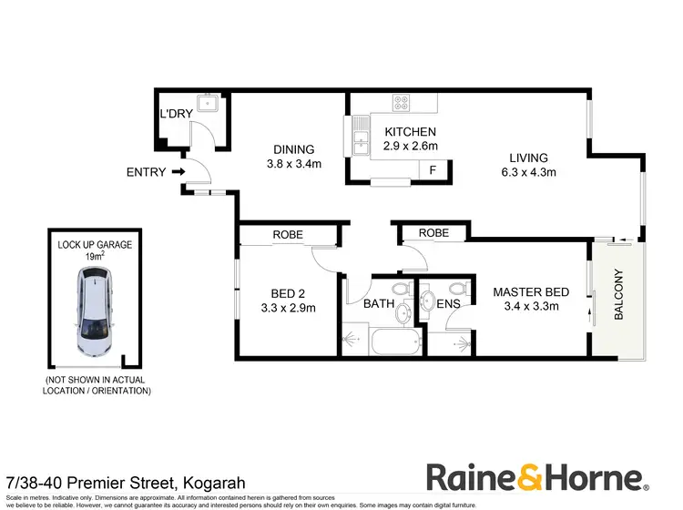 Floorplan of Homely unit listing, 7/38-40 Premier Street, Kogarah NSW 2217