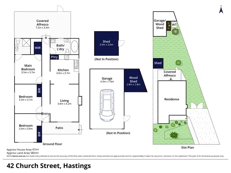Floorplan of Homely house listing, 42 Church Street, Hastings VIC 3915
