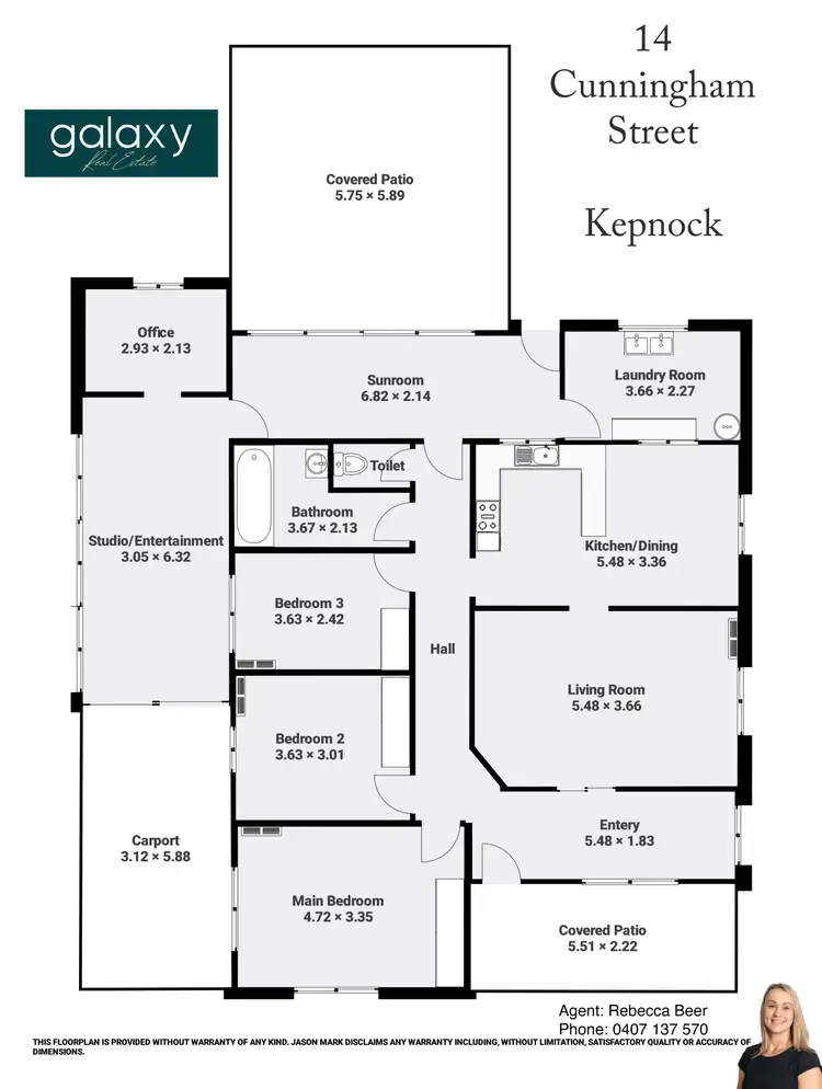 Floorplan of Homely house listing, 14 Cunningham Street, Kepnock QLD 4670