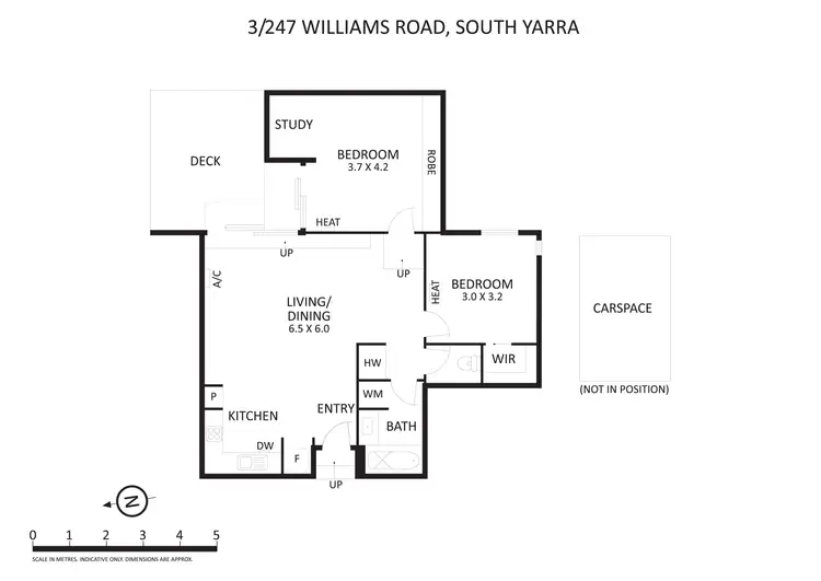 Floorplan of Homely apartment listing, 3/247 Williams Road, South Yarra VIC 3141