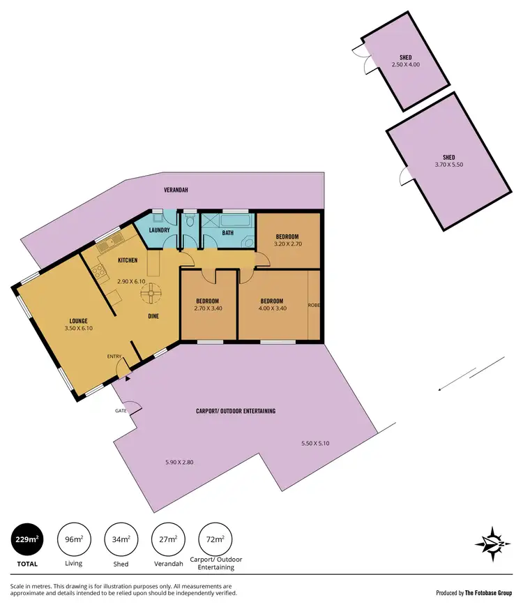 Floorplan of Homely house listing, 34 Liza Road, Happy Valley SA 5159