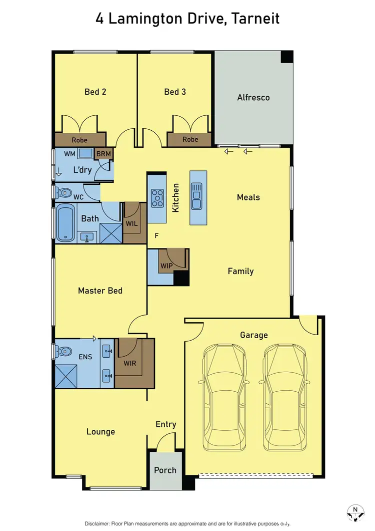 Floorplan of Homely house listing, 4 Lamington Drive, Tarneit VIC 3029