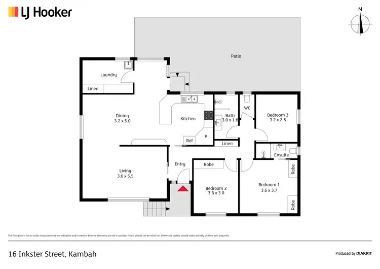 Floorplan of Homely house listing, 16 Inkster Street, Kambah ACT 2902
