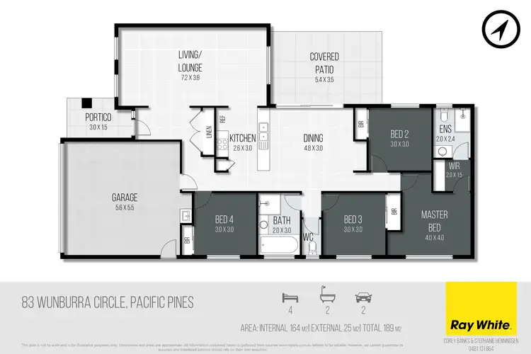 Floorplan of Homely house listing, 83 Wunburra Circle, Pacific Pines QLD 4211