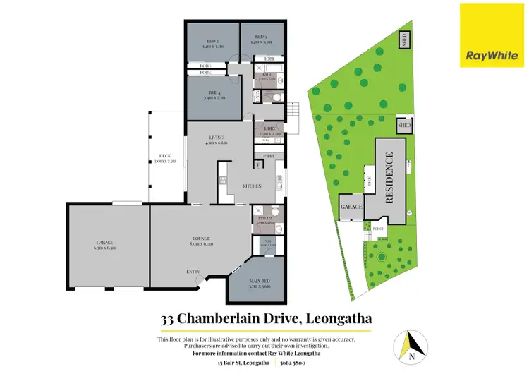 Floorplan of Homely house listing, 33 Chamberlain Drive, Leongatha VIC 3953