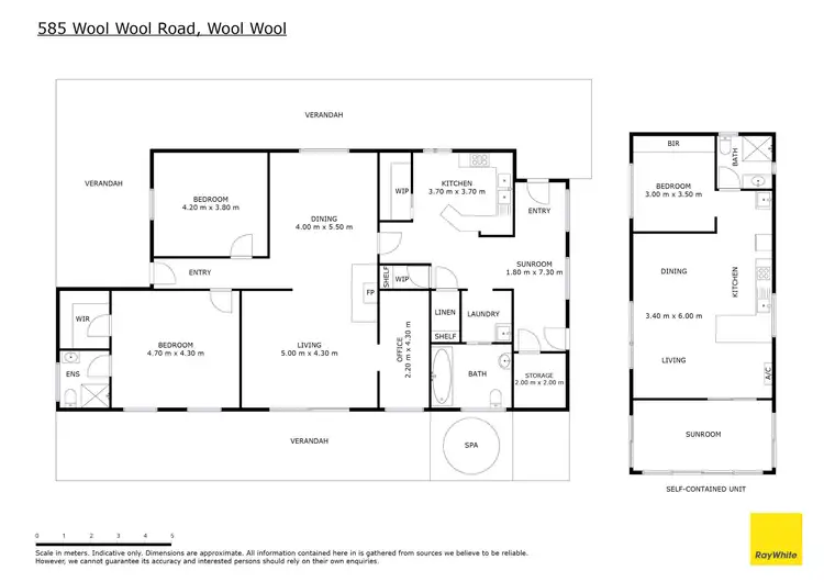 Floorplan of Homely rural property listing, 585 Wool Wool Road, Wool Wool VIC 3249