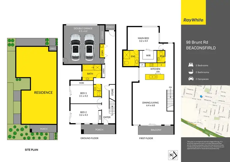 Floorplan of Homely house listing, 98 Brunt Road, Beaconsfield VIC 3807