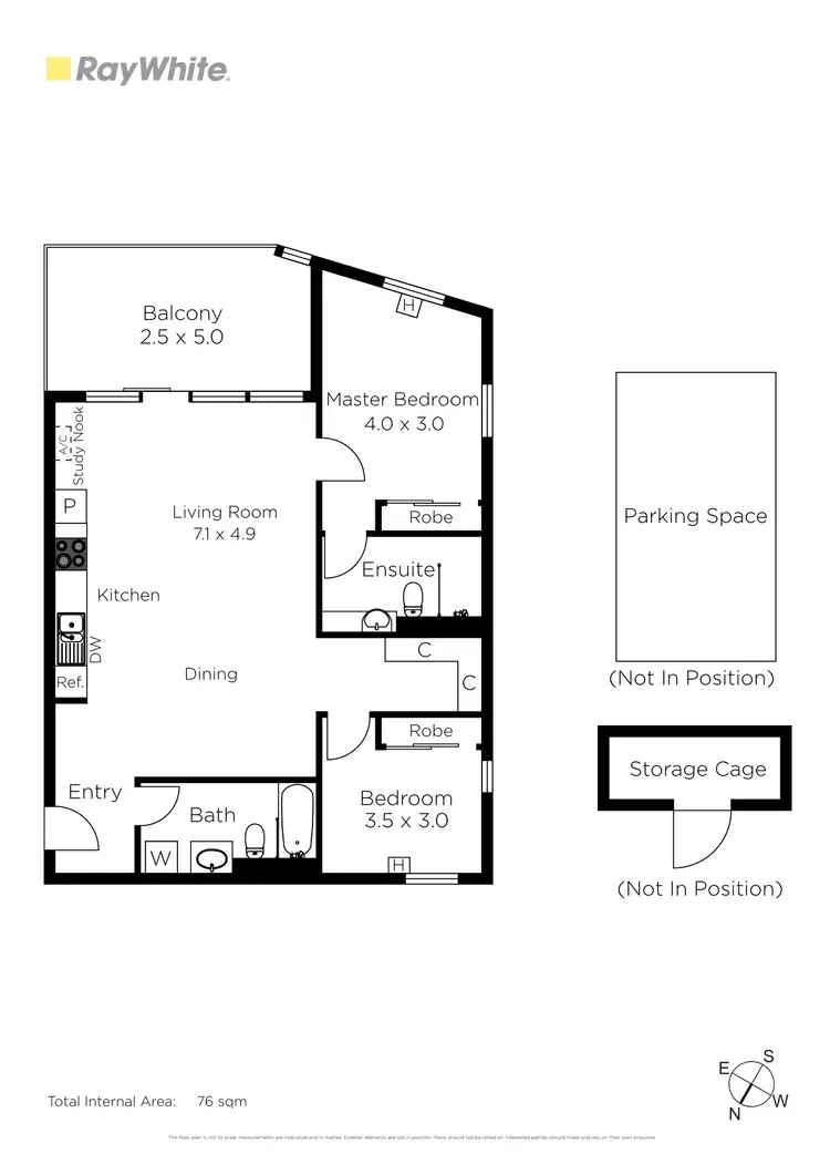 Floorplan of Homely apartment listing, 45/46 Eucalyptus Drive, Maidstone VIC 3012