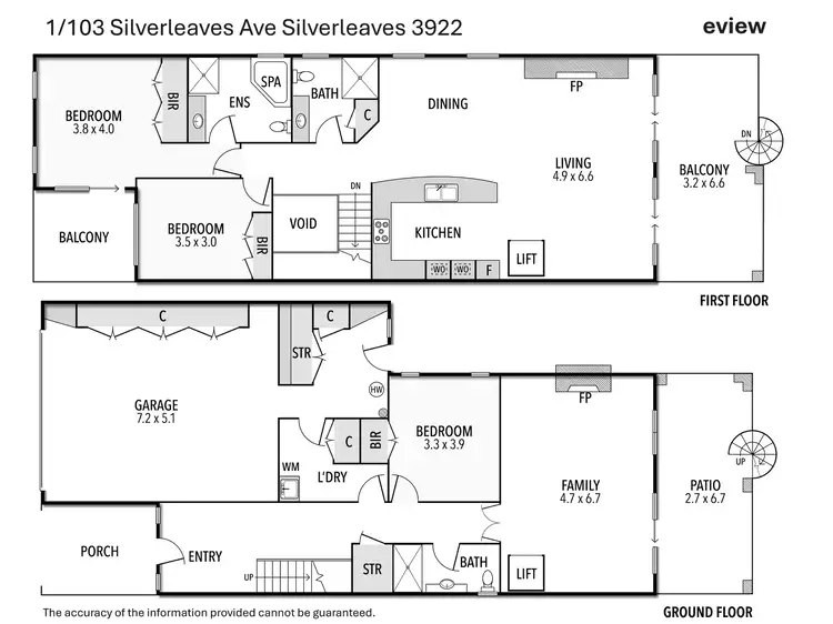 Floorplan of Homely house listing, 1/103 Silverleaves Avenue, Silverleaves VIC 3922