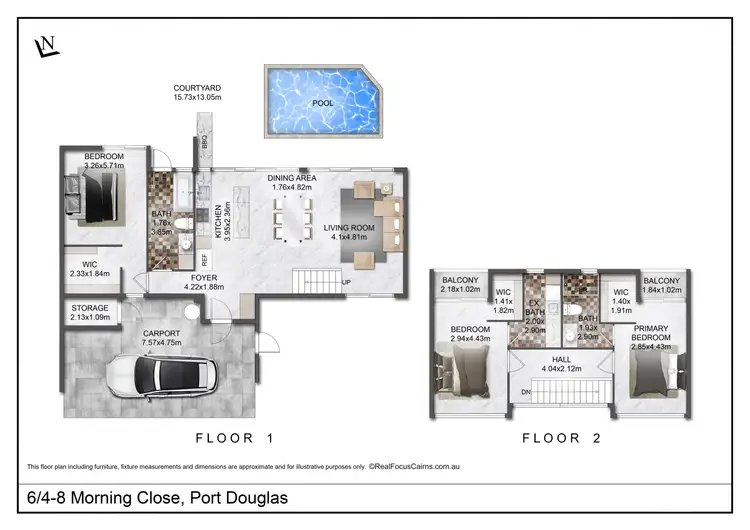 Floorplan of Homely apartment listing, 6/4-8 Morning Close, Port Douglas QLD 4877