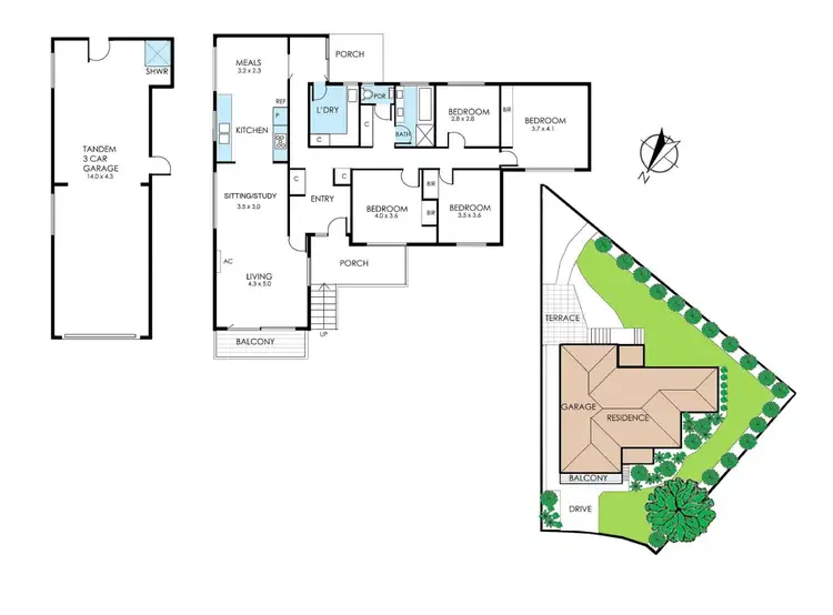 Floorplan of Homely house listing, 4 Kiandra Court, Frankston VIC 3199