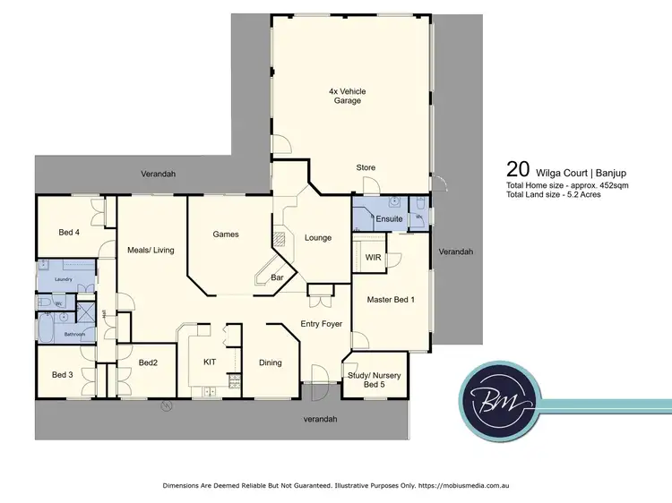 Floorplan of Homely house listing, 20 Wilga Court, Banjup WA 6164