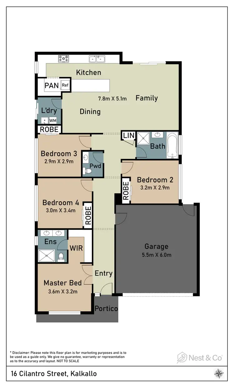 Floorplan of Homely house listing, 16 Cilantro Street, Kalkallo VIC 3064