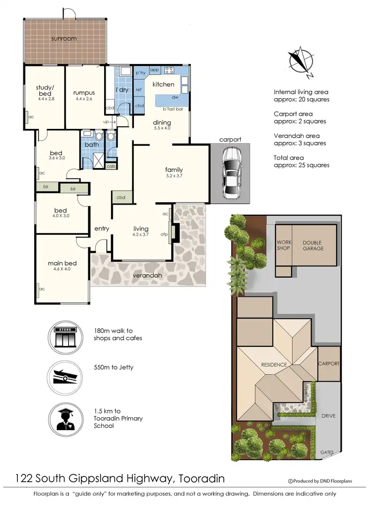 Floorplan of Homely house listing, 122 South Gippsland Highway, Tooradin VIC 3980