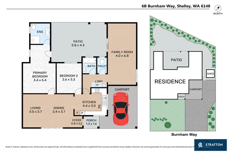 Floorplan of Homely house listing, 6B Burnham Way, Shelley WA 6148