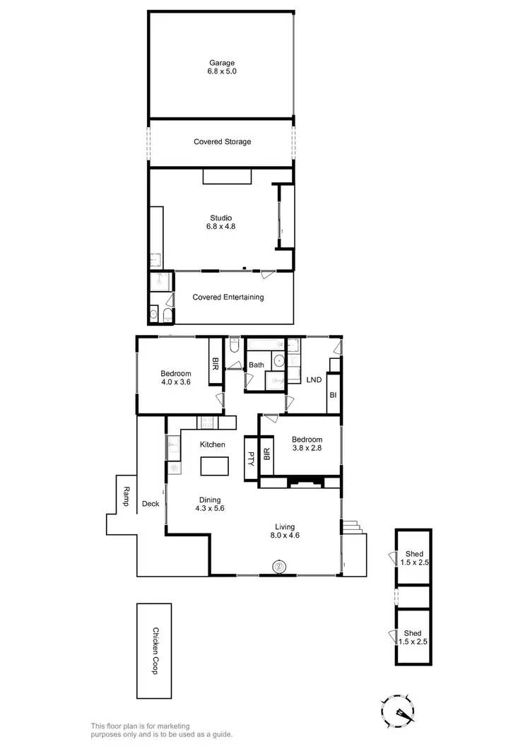 Floorplan of Homely house listing, 5 Russell Street, Orford TAS 7190