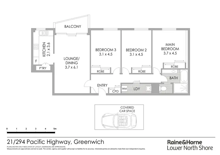 Floorplan of Homely apartment listing, 21/294-296 Pacific Highway, Greenwich NSW 2065