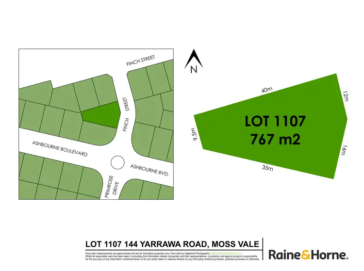 Floorplan of Homely land listing, 3 Finch Street, Moss Vale NSW 2577