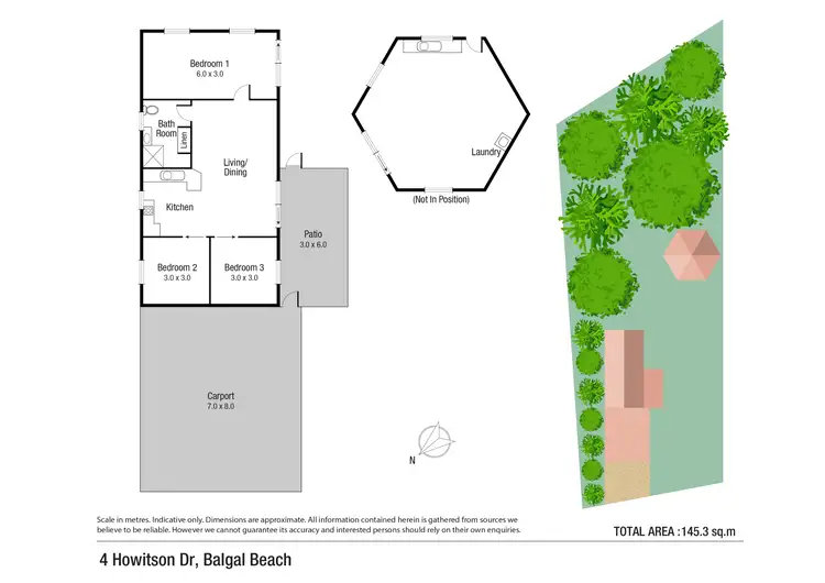 Floorplan of Homely house listing, 4 Howitson Drive, Balgal Beach QLD 4816