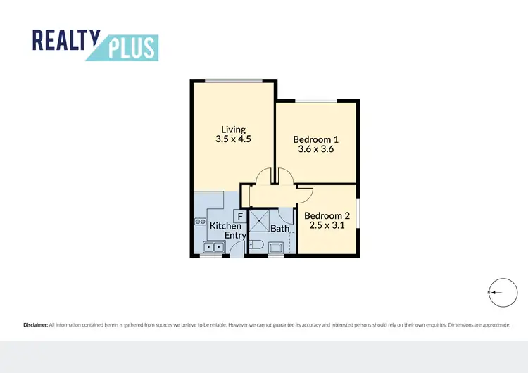 Floorplan of Homely unit listing, 14/3 Burgundy Crescent, Spearwood WA 6163