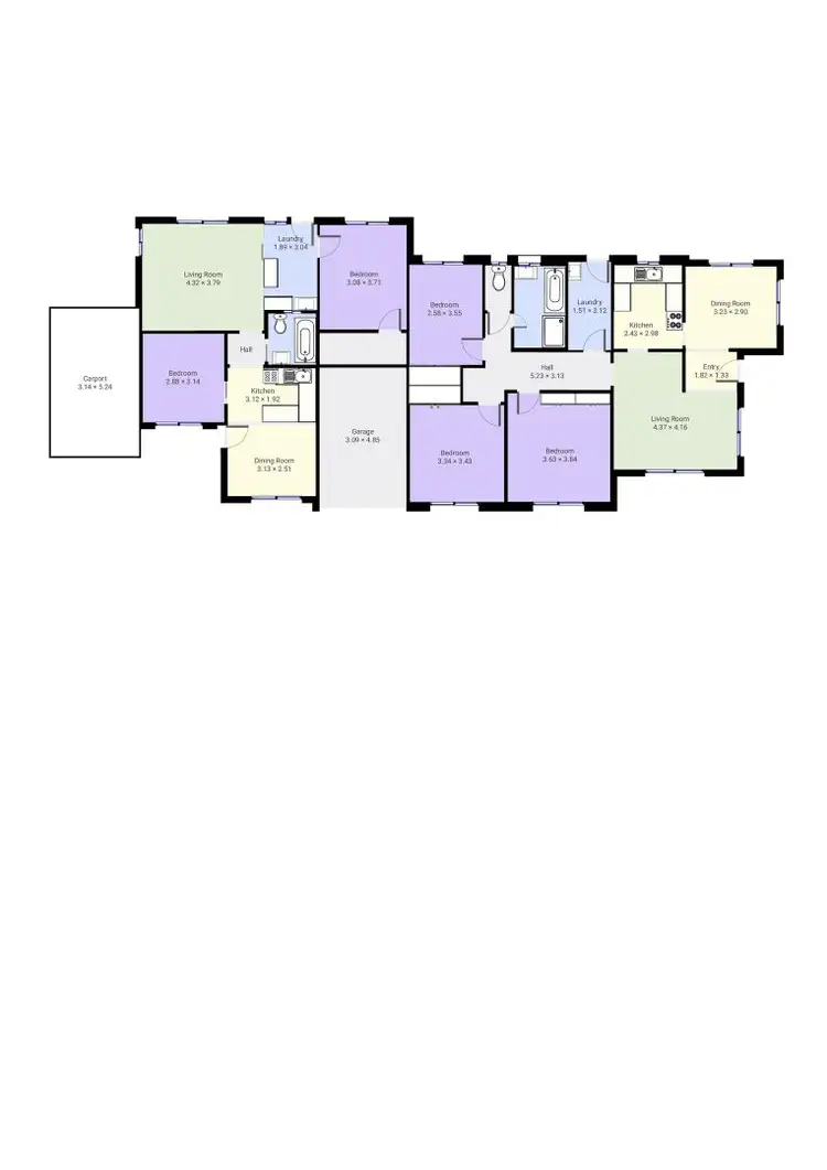 Floorplan of Homely block of units listing, 919 Tullimbar Street, North Albury NSW 2640