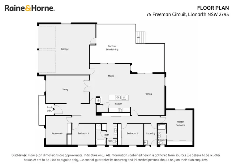 Floorplan of Homely house listing, 75 Freeman Circuit, Llanarth NSW 2795