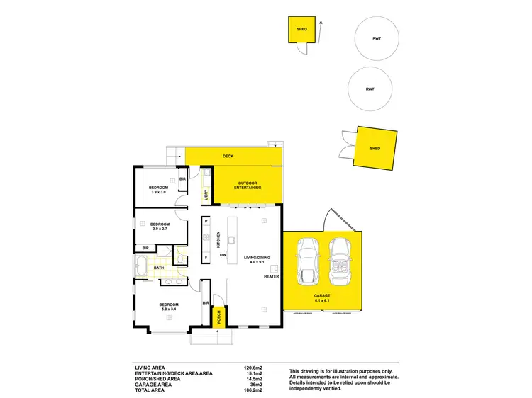 Floorplan of Homely house listing, 5 Expedition Boulevard, Meadows SA 5201