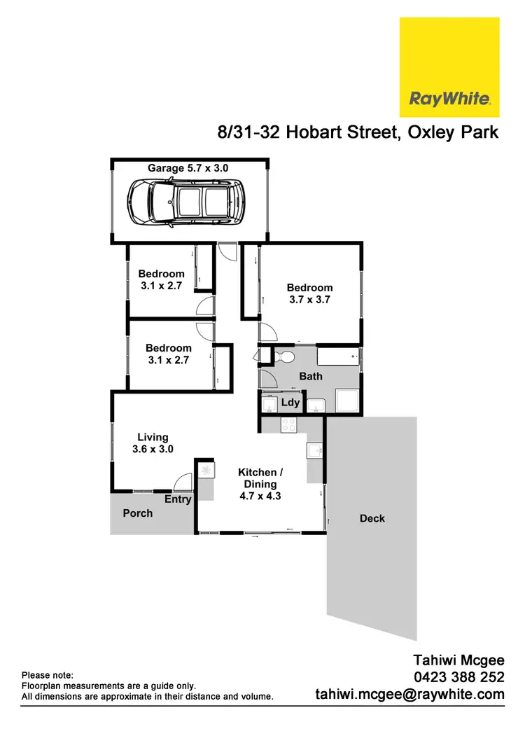 Floorplan of Homely villa listing, 8/31-32 Hobart Street, Oxley Park NSW 2760