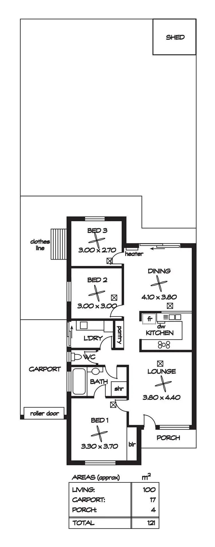 Floorplan of Homely house listing, 1/11 Hammond Court, Golden Grove SA 5125