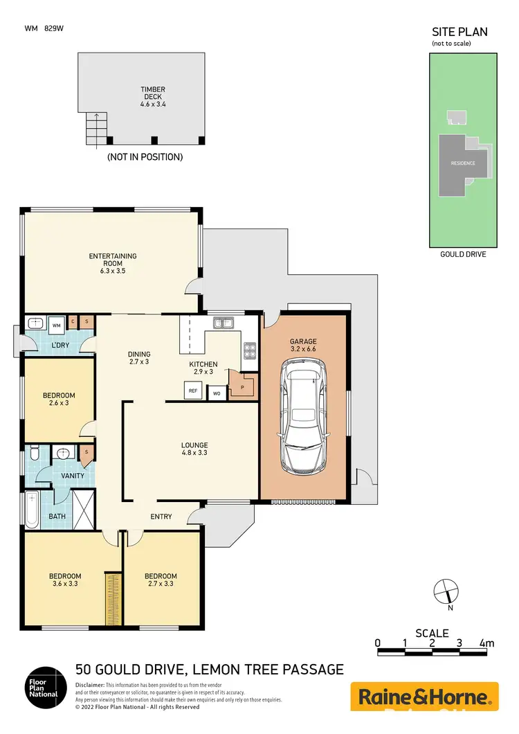 Floorplan of Homely house listing, 50 Gould Drive, Lemon Tree Passage NSW 2319