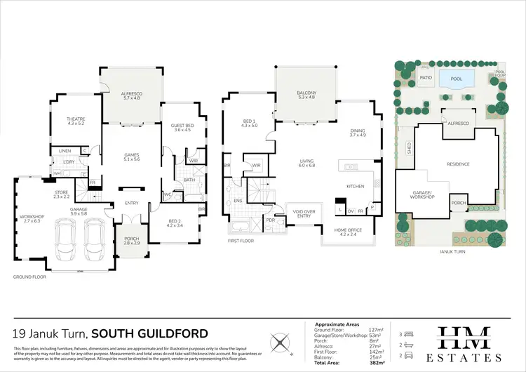 Floorplan of Homely house listing, 19 Januk Turn, South Guildford WA 6055