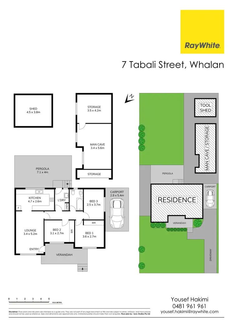 Floorplan of Homely house listing, 7 Tabali Street, Whalan NSW 2770
