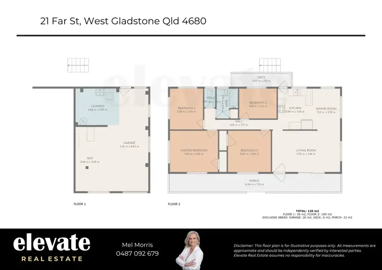 Floorplan of Homely house listing, 21 Far Street, West Gladstone QLD 4680