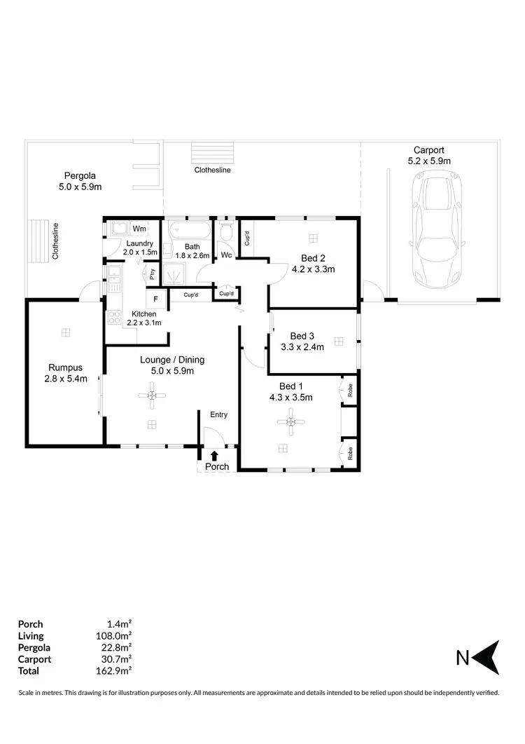 Floorplan of Homely house listing, 2/16 Tarcoma Avenue, Payneham South SA 5070