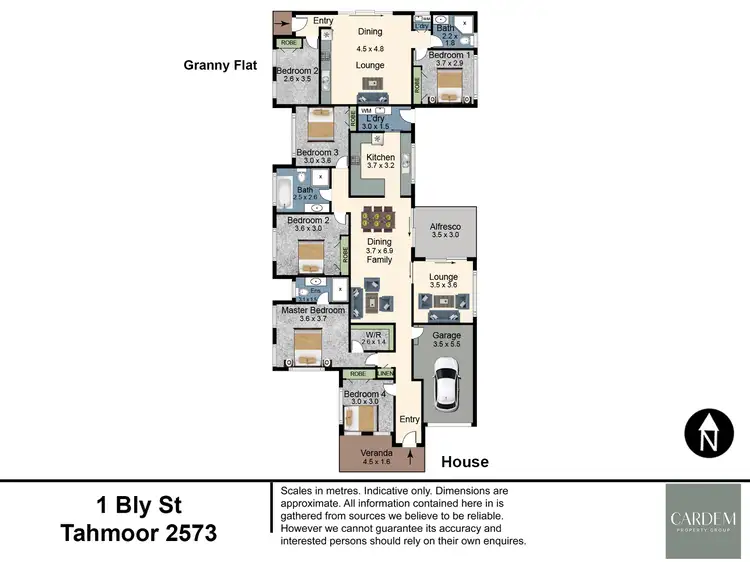 Floorplan of Homely house listing, 1 Bly Street, Tahmoor NSW 2573