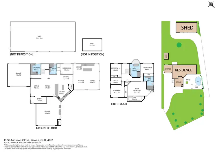 Floorplan of Homely house listing, 10 Saint Andrews Close, Kirwan QLD 4817