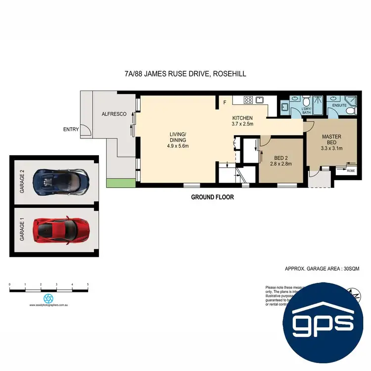 Floorplan of Homely apartment listing, 7/88 James Ruse Drive, Rosehill NSW 2142